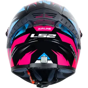Imagem 6 de Capacete LS2 FF358 Pro Airline - Azul/Roxo
