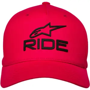 Imagem 3 de Boné Alpinestars Ride Sonic - Vermelho/Preto