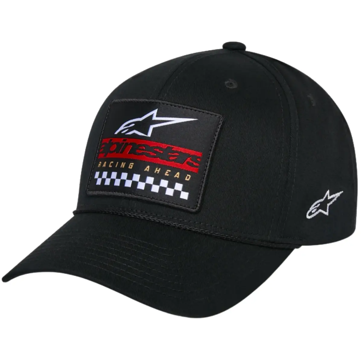 帽子 APE1STCAMOBAPESTARLOGONYLONCAP Boné Alpinestars Matrix Snapback - Preto - Grid Motors