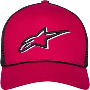 Imagem 2 de Boné Alpinestars Ageless Shadow Trucker - Preto/Vermelho