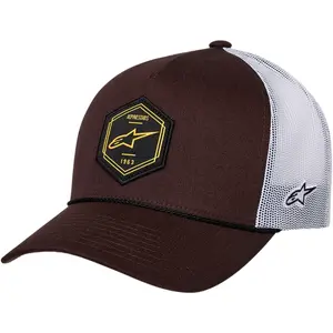 Imagem 1 de Boné Alpinestars Hexeon Trucker - Marrom/Branco