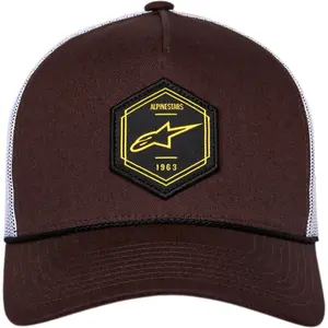 Imagem 2 de Boné Alpinestars Hexeon Trucker - Marrom/Branco