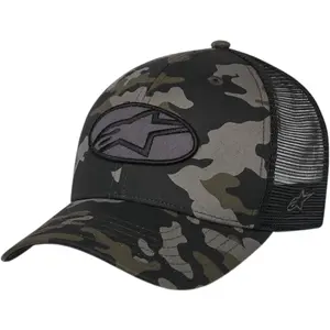 Imagem 1 de Boné Alpinestars Oblique Camo Trucker - Preto/Camo