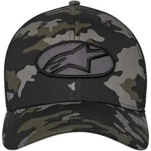 Imagem 2 de Boné Alpinestars Oblique Camo Trucker - Preto/Camo