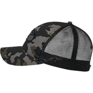 Imagem 4 de Boné Alpinestars Oblique Camo Trucker - Preto/Camo