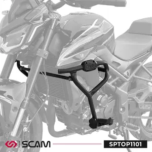 Imagem 1 de Protetor de Motor/Carenagem Scam Shineray 250F (apartir de 2026) Preto - SPTOP1101