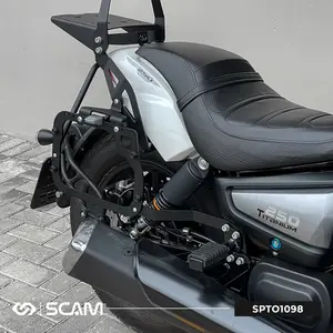 Imagem 2 de Suporte Lateral Scam Shineray Titanium 250 (apartir de 2026) Preto - SPTO1098