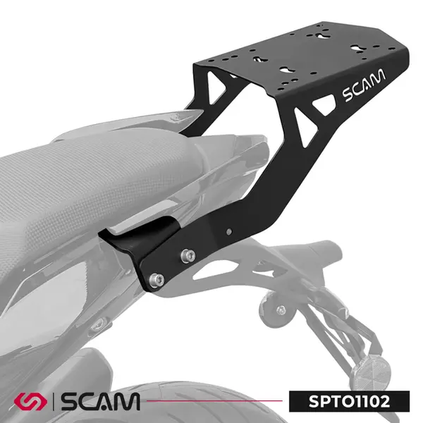 Imagem 1 de Suporte Superior Scam Shineray 250F (apartir de 2026) Preto - SPTO1102