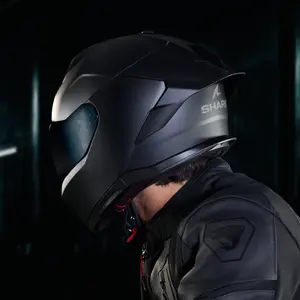 Imagem 7 de Capacete Shark Skwal Cup Monocolor KMA - Preto Fosco