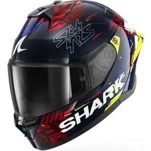 Capacete Shark Skwal Cup Speed Vib BRY - Azul/Amarelo/Vermelho