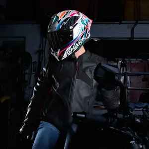 Imagem 6 de Capacete Shark Skwal Cup Speed Fancy WKO - Preto/Roxo