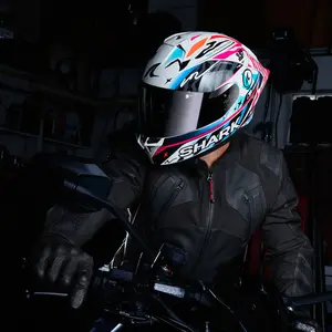 Imagem 7 de Capacete Shark Skwal Cup Speed Fancy WKO - Preto/Roxo