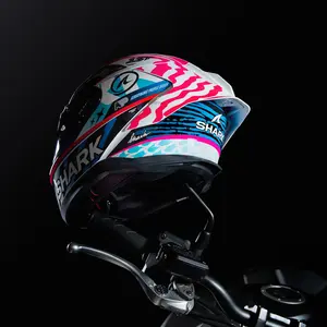 Imagem 8 de Capacete Shark Skwal Cup Speed Fancy WKO - Preto/Roxo