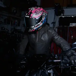 Imagem 6 de Capacete Shark Skwal Cup Scott Redding KVB - Preto/Rosa