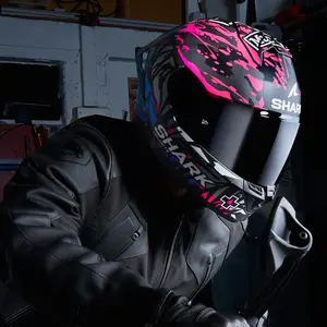 Imagem 7 de Capacete Shark Skwal Cup Scott Redding KVB - Preto/Rosa