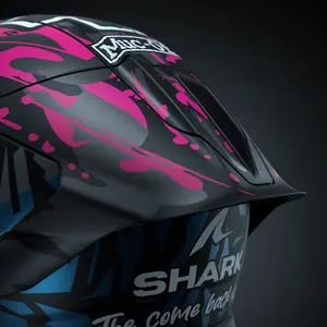 Imagem 9 de Capacete Shark Skwal Cup Scott Redding KVB - Preto/Rosa