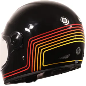 Imagem 6 de Capacete Origine Vega Sunrise - Preto/Vermelho Fosco