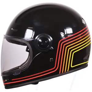 Imagem 2 de Capacete Origine Vega Sunrise - Preto/Vermelho Fosco