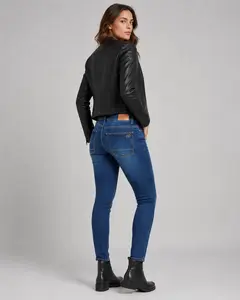 Imagem 6 de Calça Jeans ASW Corse Slim 3.0 Azul Estonada (Feminina)