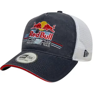 Boné New Era Red Bull Racing F1 Trucker - Branco/Azul Royal