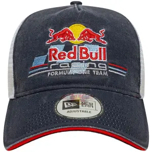 Imagem 3 de Boné New Era Red Bull Racing F1 Trucker - Branco/Azul Royal
