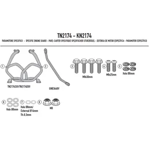 Imagem 2 de Protetor de Motor Givi Yamaha Ténéré 700 (2025-2026) Preto - TN2174