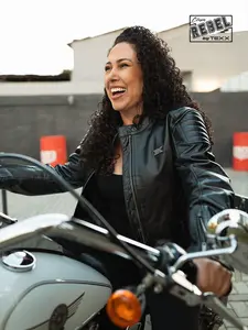Imagem 5 de Jaqueta Texx Rebel Feminina - Preta (Couro)