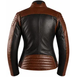 Imagem 4 de Jaqueta Texx Rebel Feminina - Marrom (Couro)