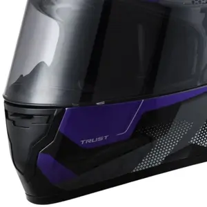 Imagem 3 de Capacete X11 Trust Pro Transit - Roxo/Cinza