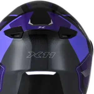 Imagem 5 de Capacete X11 Trust Pro Transit - Roxo/Cinza