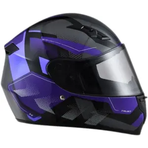 Imagem 2 de Capacete X11 Trust Pro Transit - Roxo/Cinza