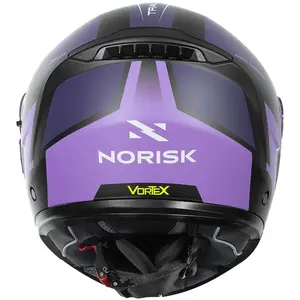 Imagem 14 de Capacete Norisk Vortex Traveler - Preto/Roxo Fosco (Articulado)