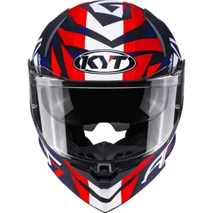 Imagem 4 de Capacete KYT R2R Augusto Fernández 2025 - Azul/Vermelho
