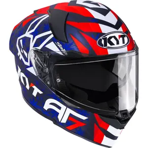 Imagem 3 de Capacete KYT R2R Augusto Fernández 2025 - Azul/Vermelho