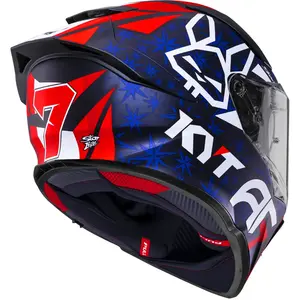 Imagem 7 de Capacete KYT R2R Augusto Fernández 2025 - Azul/Vermelho