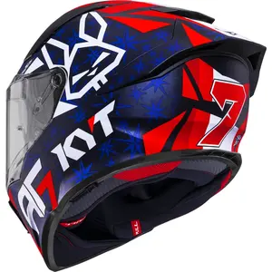 Imagem 6 de Capacete KYT R2R Augusto Fernández 2025 - Azul/Vermelho