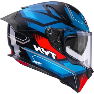 Imagem 2 de Capacete KYT R2R Parsec - Preto/Azul/Vermelho
