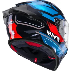 Imagem 8 de Capacete KYT R2R Parsec - Preto/Azul/Vermelho