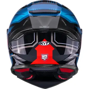 Imagem 9 de Capacete KYT R2R Parsec - Preto/Azul/Vermelho