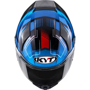 Imagem 5 de Capacete KYT R2R Parsec - Preto/Azul/Vermelho
