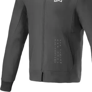 Imagem 4 de Jaqueta Alpinestars Radium Tech Hoodie - Preto/Branco