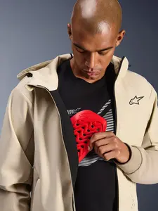 Imagem 8 de Jaqueta Alpinestars Radium Tech Hoodie - Bege