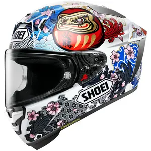 Capacete Shoei X-SPR Pro Marquez Motegi 5 TC-6 - Branco