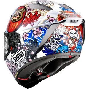 Imagem 3 de Capacete Shoei X-SPR Pro Marquez Motegi 5 TC-6 - Branco