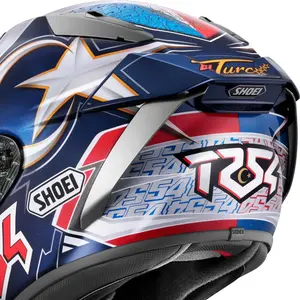 Imagem 5 de Capacete Shoei X-SPR Pro Toprak TC-2 - Azul