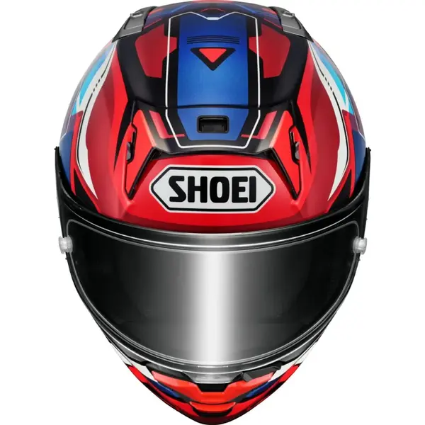 Capacete Shoei X-SPR Pro Valion TC-10 - Preto/Vermelho - Grid Motors
