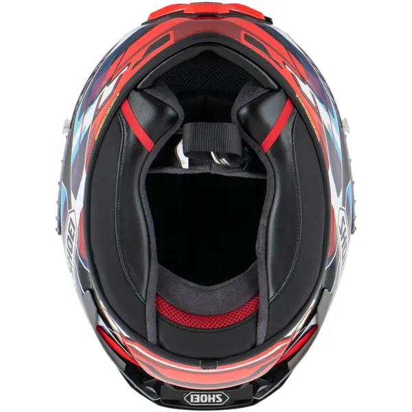 Capacete Shoei X-SPR Pro Valion TC-10 - Preto/Vermelho - Grid Motors