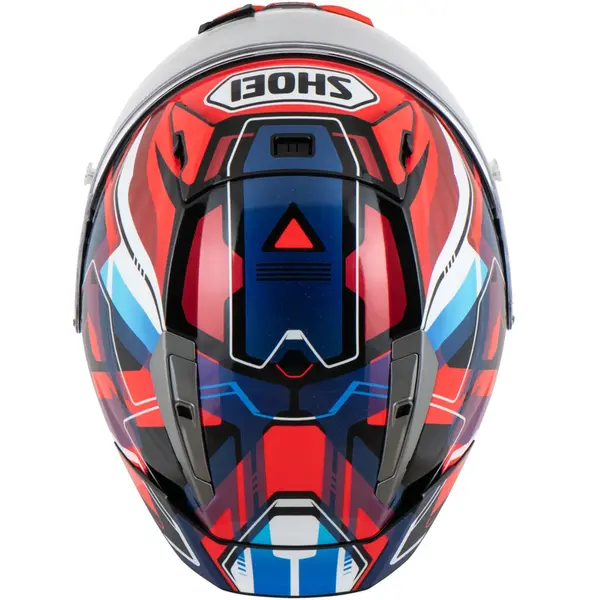 Capacete Shoei X-SPR Pro Valion TC-10 - Preto/Vermelho - Grid Motors