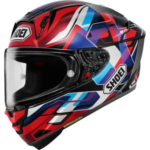 Capacete Shoei X-SPR Pro Valion TC-10 - Preto/Vermelho