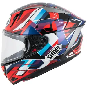 Imagem 2 de Capacete Shoei X-SPR Pro Valion TC-10 - Preto/Vermelho